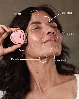 Masajeador facial con Microcorriente